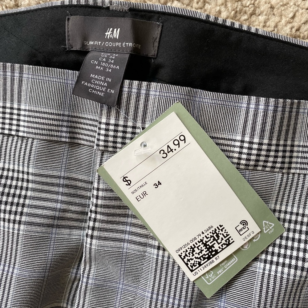 Mens slim fit pants